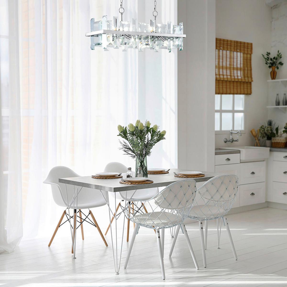 Pendelleuchte Cerezo - Chromfarben, Basics, Glas/Metall (85,5/34/26,5cm) - MAYTONI