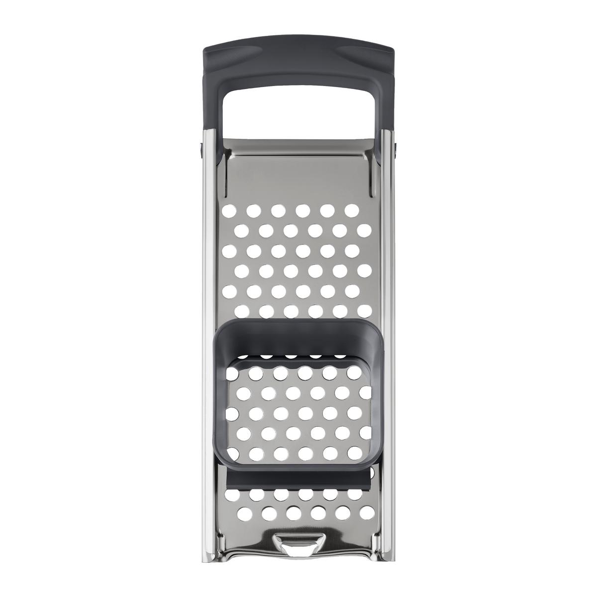 Strúhadlo na špecle KIKI - farba ušľachtilej ocele/tmavosivá, Konventionell, kov/plast (33/11cm) - Mömax