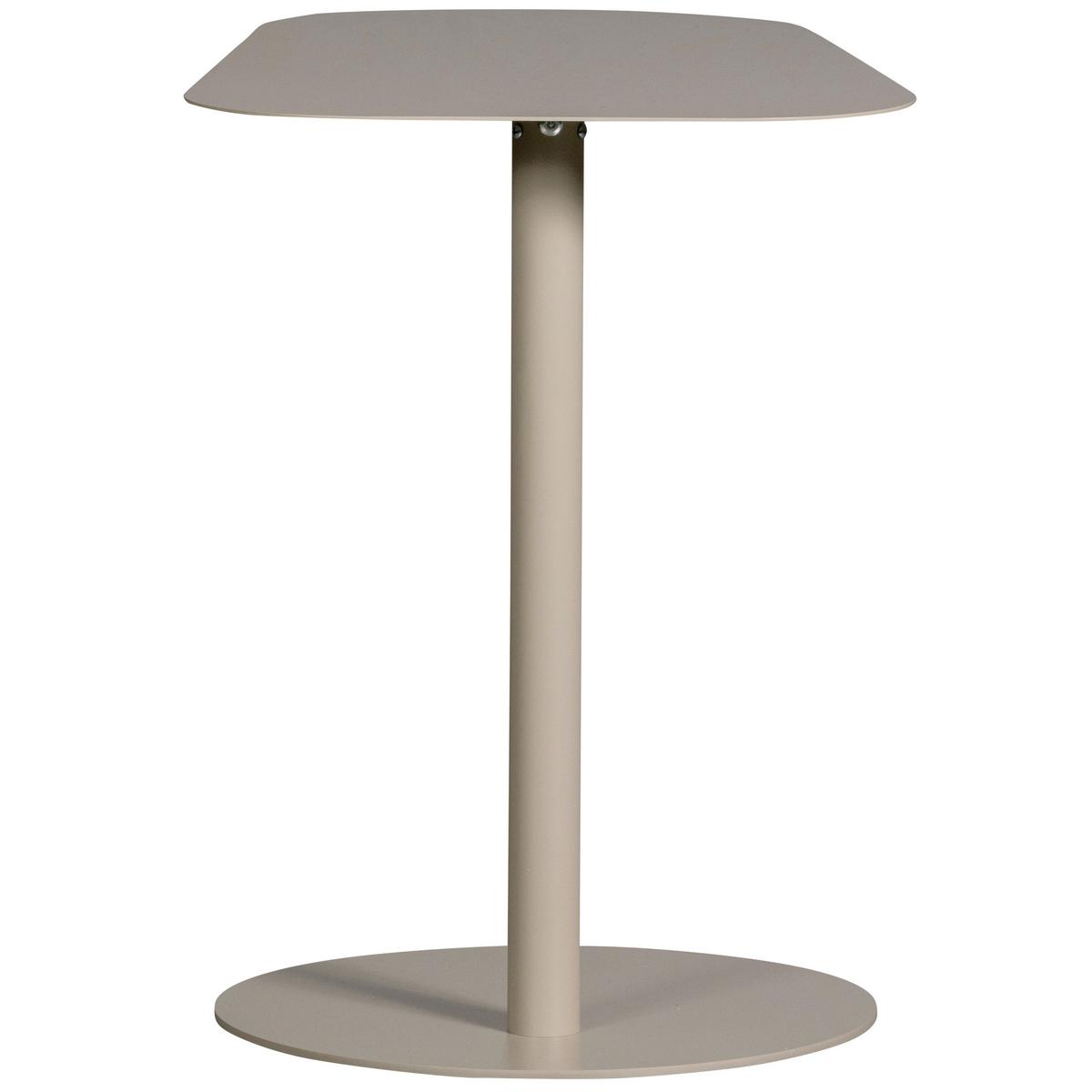 Beistelltisch Lia Hellgrau B: 38 cm - Hellgrau, Design, Metall (50/38/50cm) - Livetastic