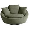 Sessel Maui - Silberfarben/Schwarz, MODERN, Textil (130/80/112cm) - Trendmanufaktur