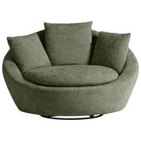 Sessel Maui - Silberfarben/Schwarz, MODERN, Textil (130/80/112cm) - Trendmanufaktur