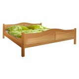 Bett Rita 140x200 cm Kiefer Massiv - Kieferfarben, Natur, Holz (140/200cm) - Carryhome