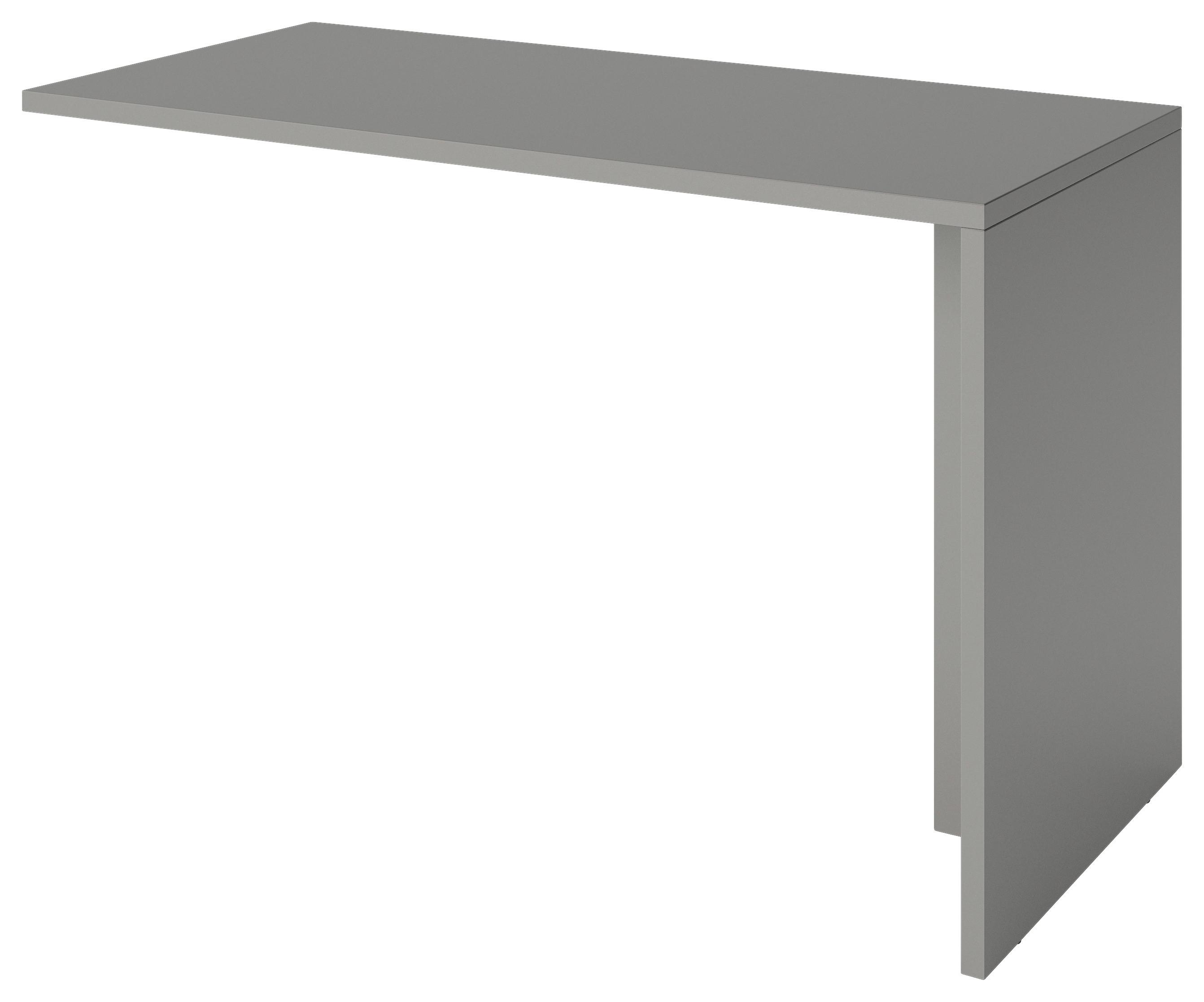 Schreibtisch Fortuna - Grau, Basics, Holzwerkstoff (120/58/75cm) - MID.YOU