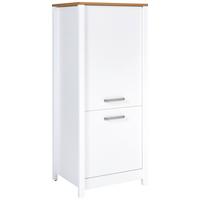 Skrinka na vstavané spotrebiče SAN - biela/antracitová, Modern, kov/kompozitné drevo (70/167/60cm) - Mömax