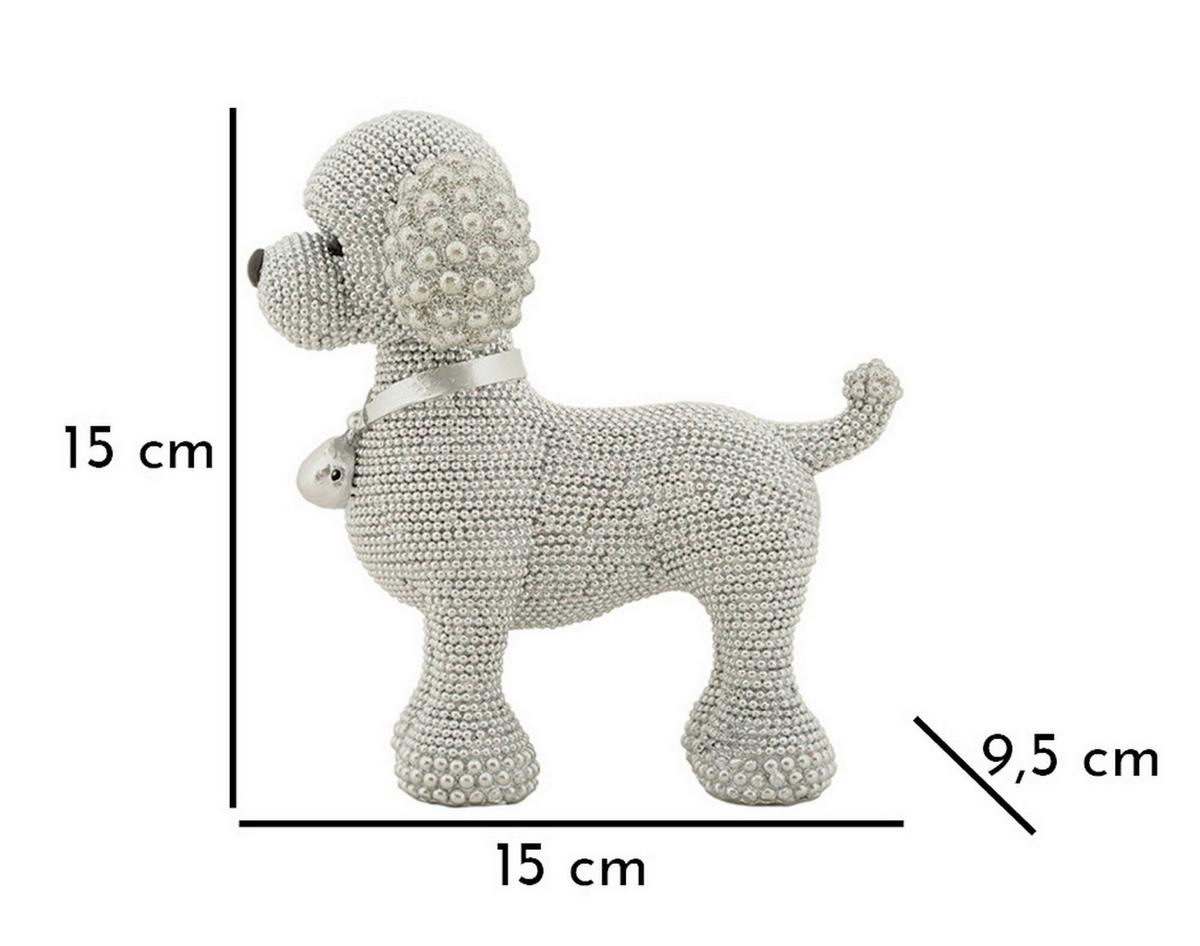 Skulptur Kunststoff, Silver - Basics, Kunststoff (15/15/9.5cm)