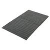 Badteppich Yara 60x100 Cm Grau Baumwolle Rutschhemmend - Grau, Basics, Textil (60/100cm) - Kleine Wolke