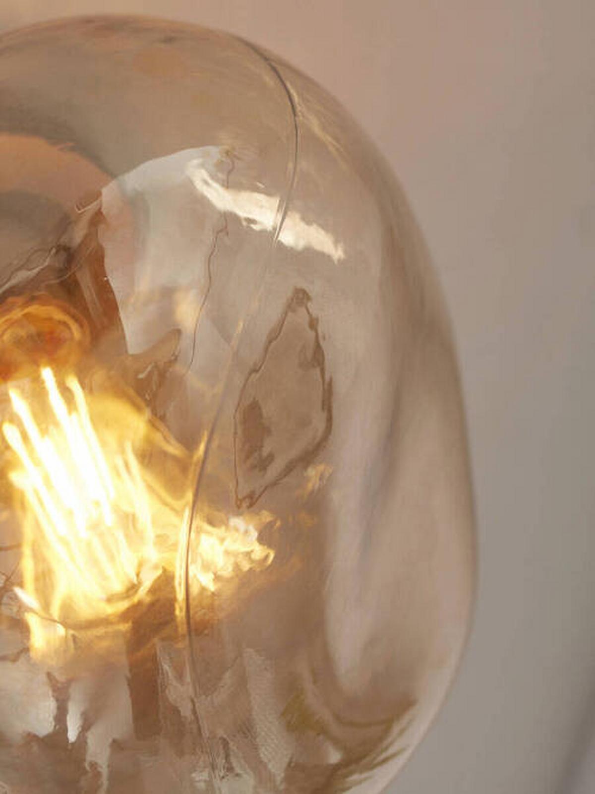 Deckenleuchte Helsinki - Bernsteinfarben, Trend, Glas (26/28cm) - It's about Romi