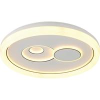 STROPNÉ LED SVIETIDLO MARIO - čierna/biela, Modern, kov/plast (49/7cm) - Mömax