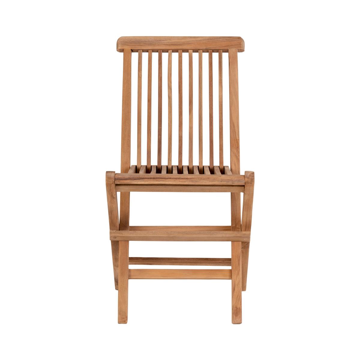 Gartenstuhl-Set Toledo Braun B: 31 cm - Teakfarben, MODERN, Holz (31/58/42cm) - MID.YOU