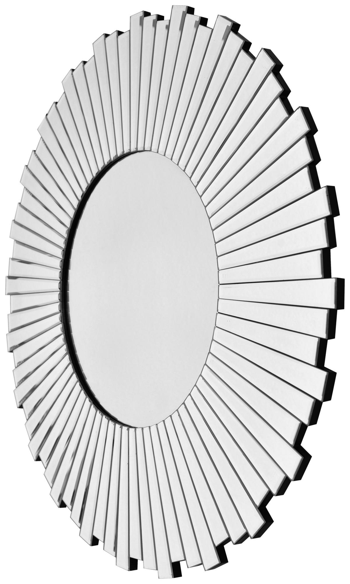 Wandspiegel Amor 1110 Silber - Silberfarben, Basics, Glas/Metall (80/80/1,6cm) - Kayoom