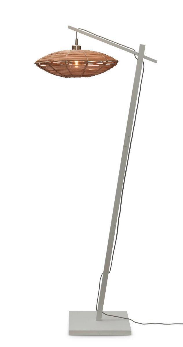 Stehleuchte Tanami/Fs/Ad/W/4010/N - Naturfarben/Weiß, Trend (40/63/150cm) - Good & Mojo
