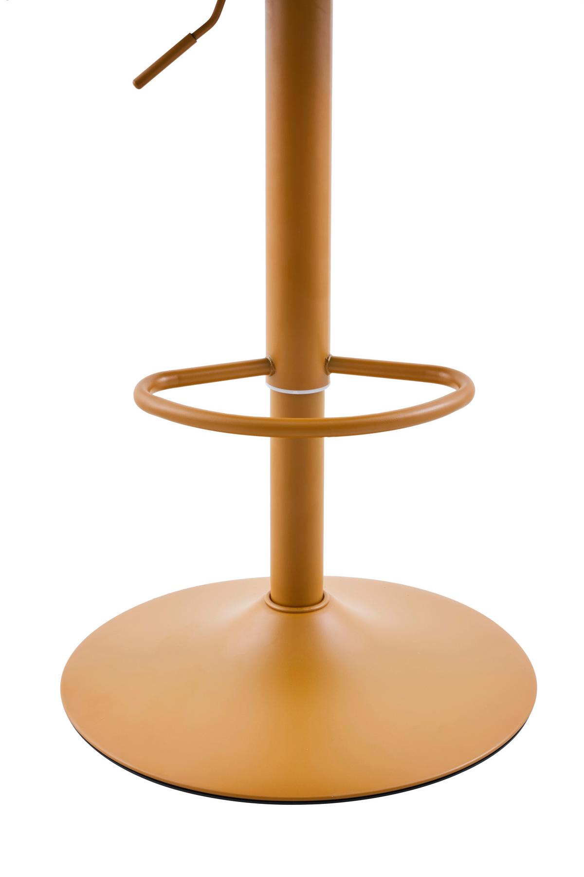 Barhocker-set Holly H 2er-Set - Gelb, MODERN, Textil/Metall (53/96-117/57cm) - MID.YOU