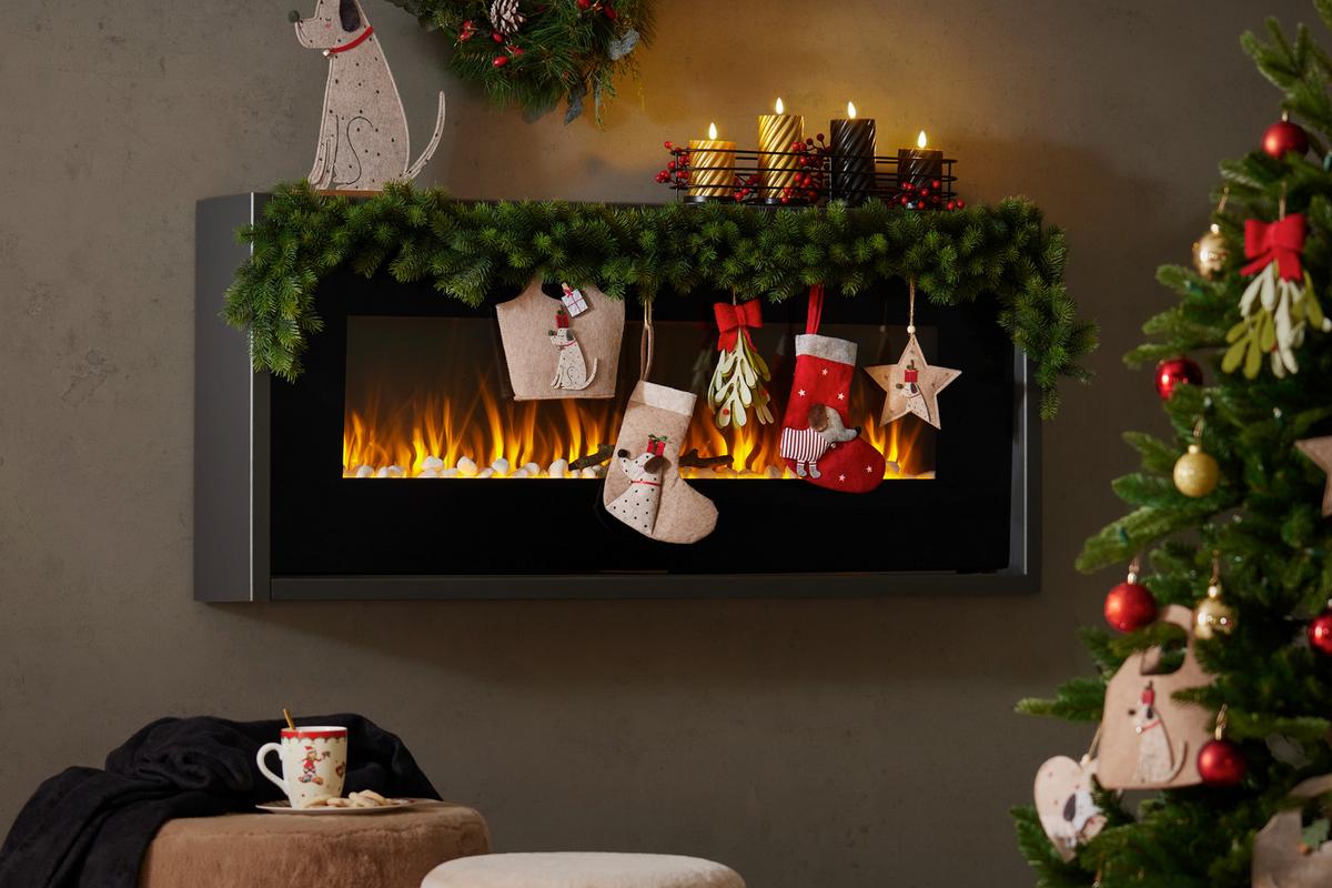 LED  svíčka TWIST - bílá/černá, Konvenční, plast/přírodní materiály (7/9cm) - Modern Living