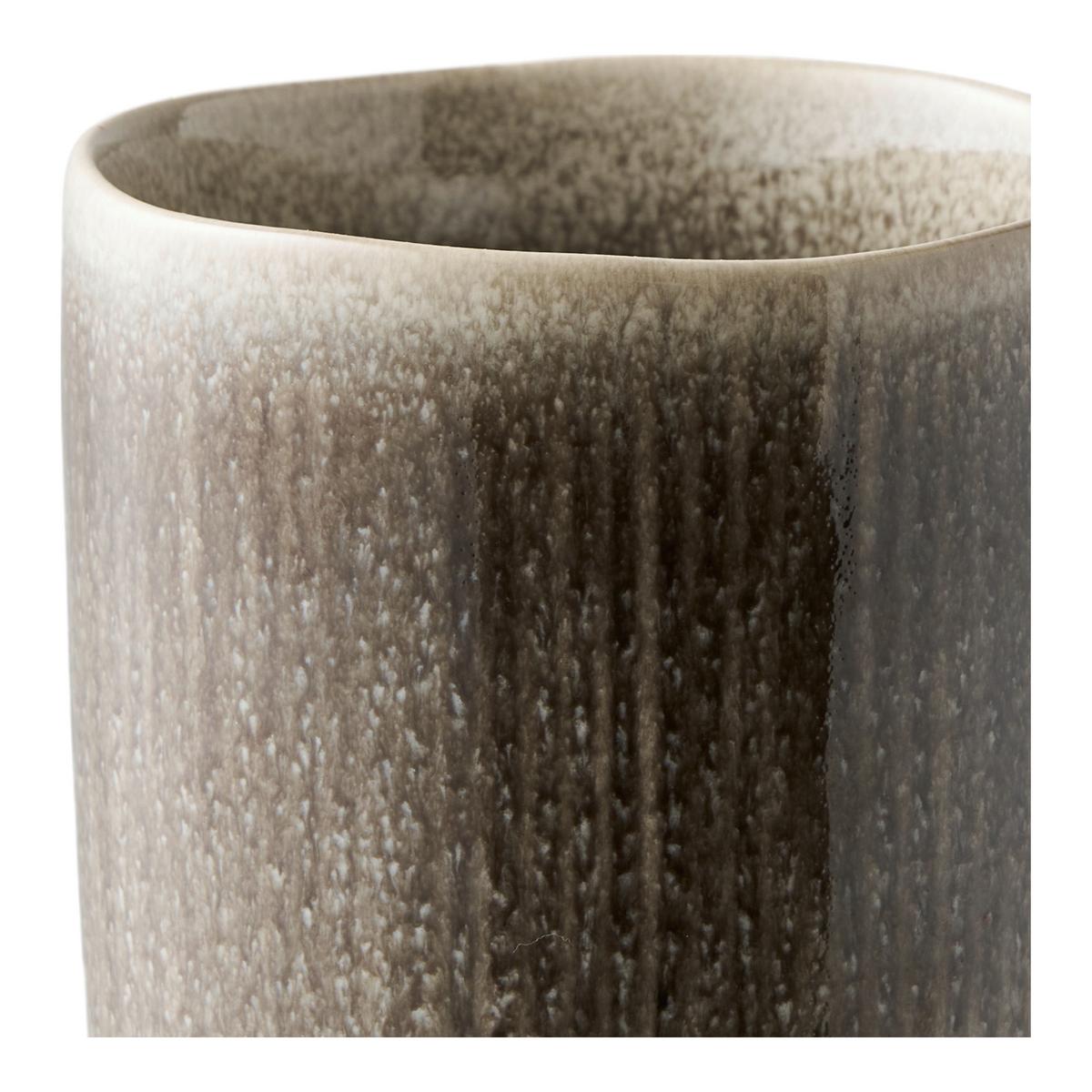 Becherset Viola Mug Steingut Grau 4 -Teilig. - Grau, Basics, Keramik