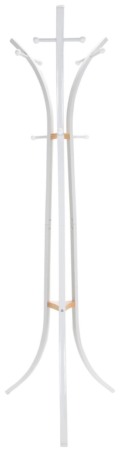 Kleiderständer Space IIi Weiß Stahl H: 176 cm - Weiß, MODERN, Metall (58/176/58cm) - MID.YOU
