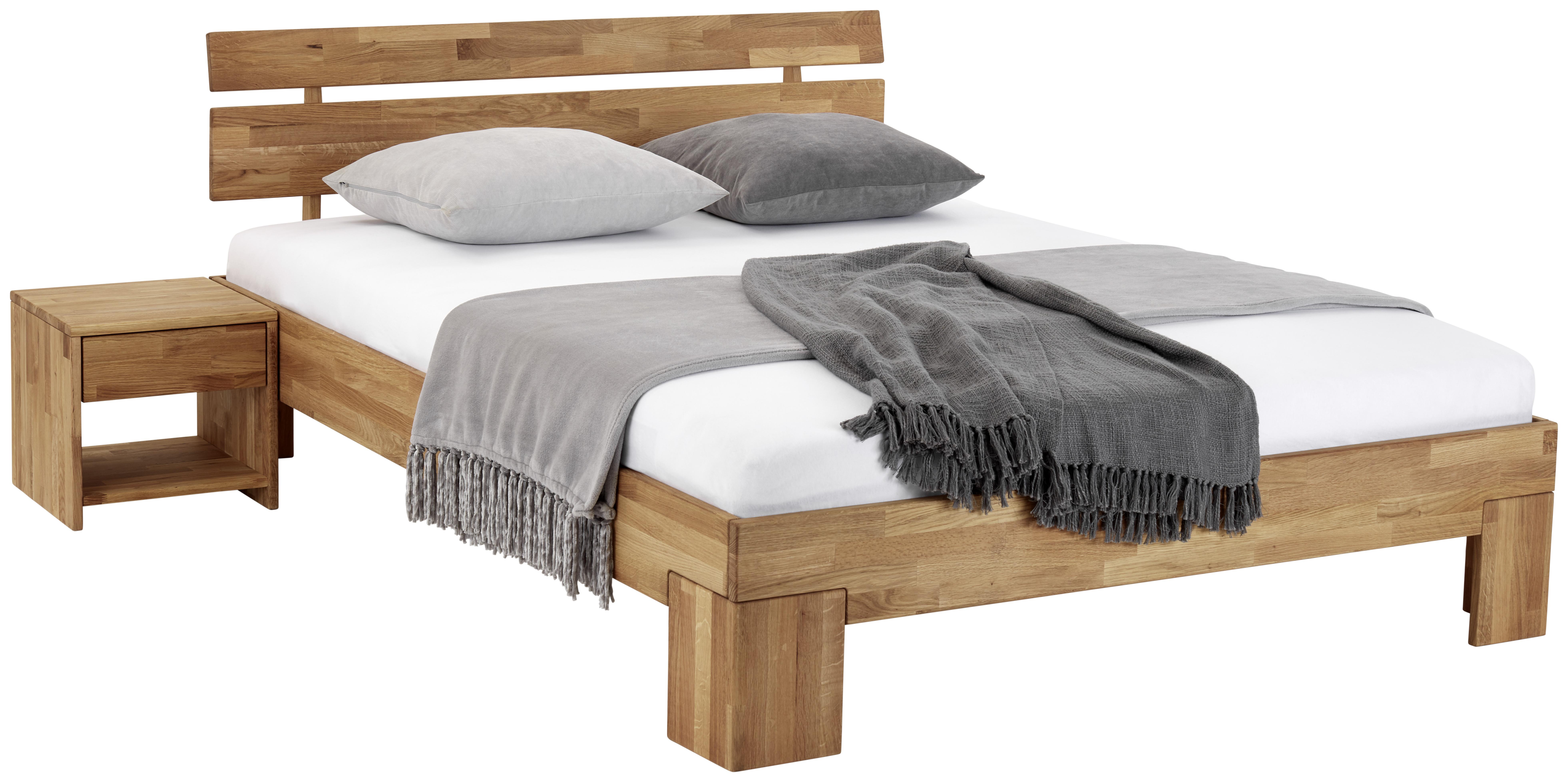 Nachtkästchen Eiche Massiv H: 40 cm Malu