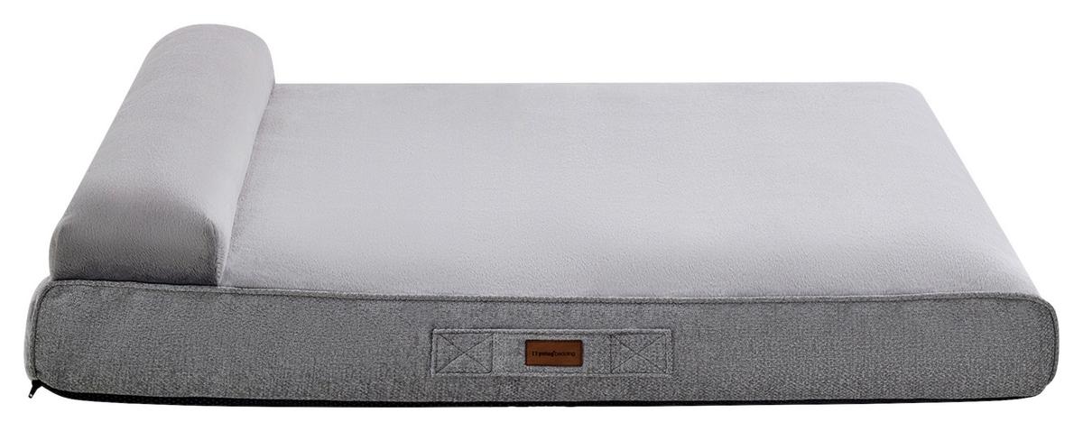 Hundebett Grau, Lf: 78x60 Cm - Grau, Basics, Textil (78/60cm) - Yatas