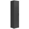 Schrank Multi,cabinet 1 Door, S588-Reg - Graphitfarben, MODERN, Holzwerkstoff (45/195/40cm)