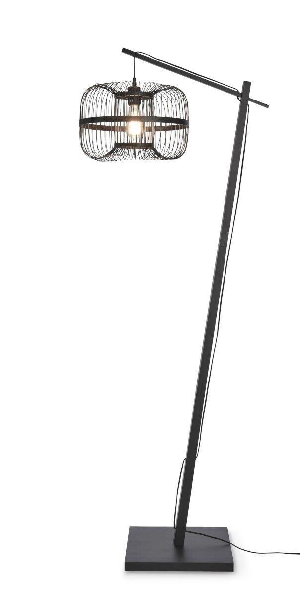 Stehleuchte Hokkaido/fs/ad/b/25/b - Schwarz, Trend (150/38/55cm) - Good & Mojo