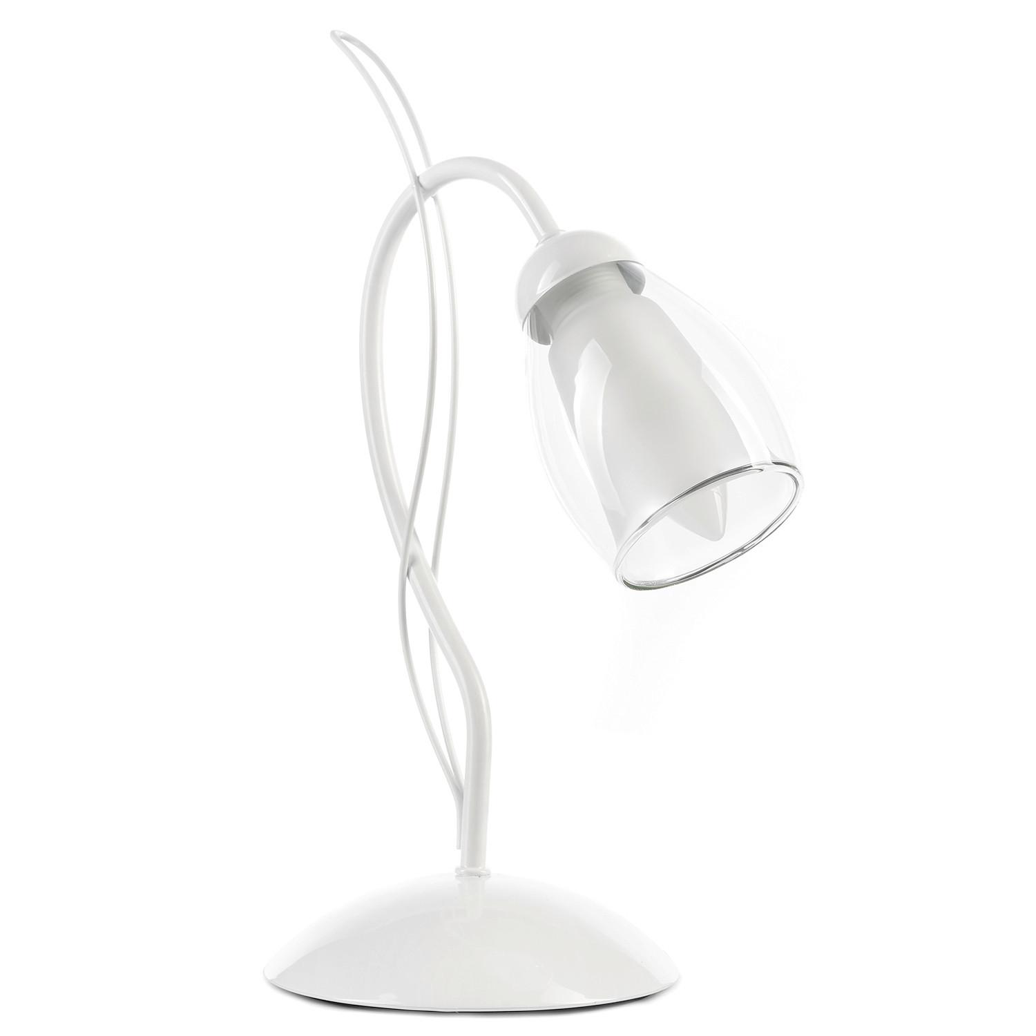Tischleuchte Antron Weiß D: 25 cm 6w