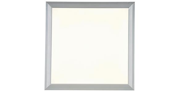 LED-Deckenleuchte Severin - Silberfarben/Weiß, MODERN, Kunststoff/Metall (30/30/5,5cm) - Luca Bessoni