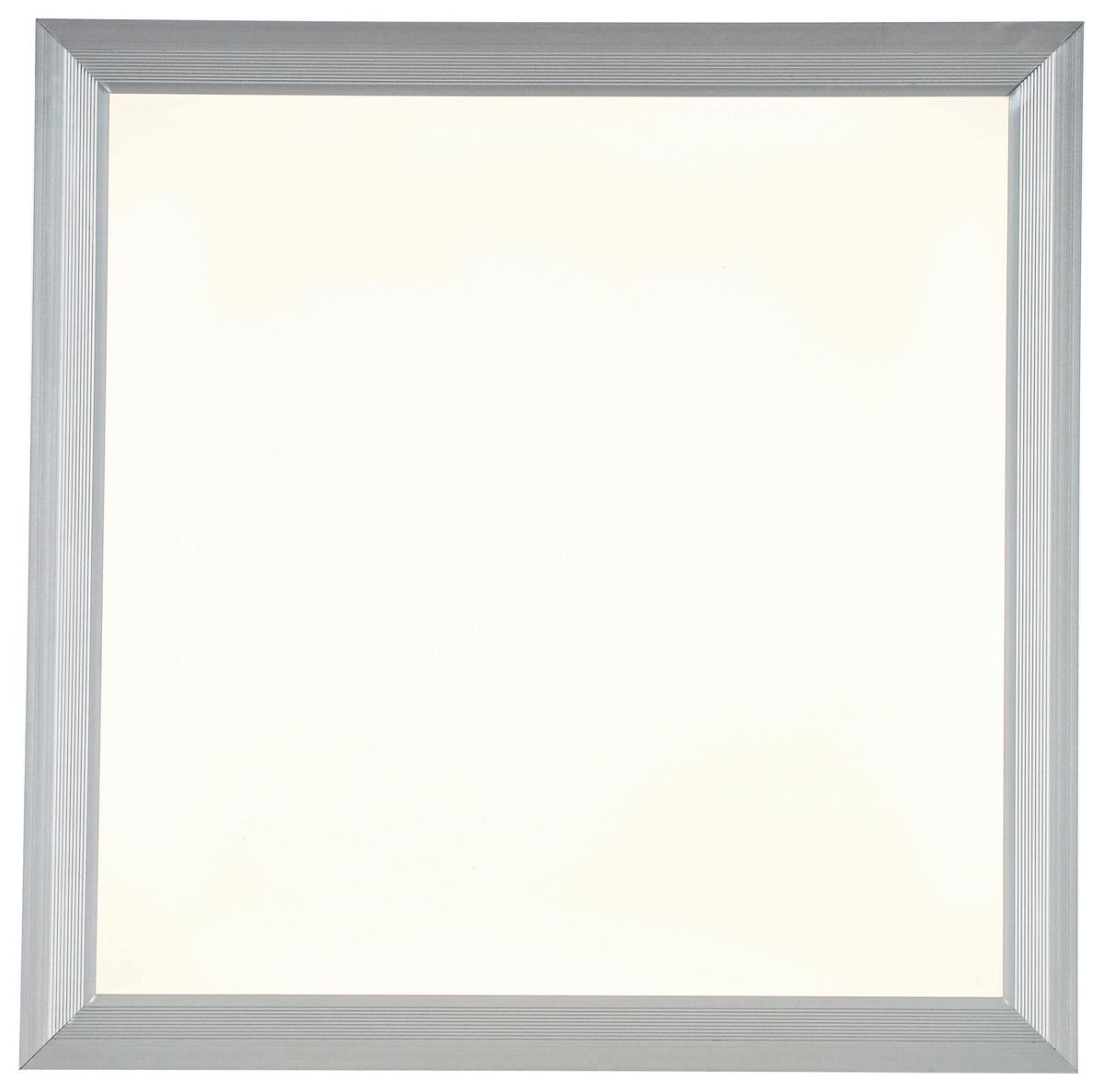 LED-Deckenleuchte Severin - Silberfarben/Weiß, MODERN, Kunststoff/Metall (30/30/5,5cm) - Luca Bessoni