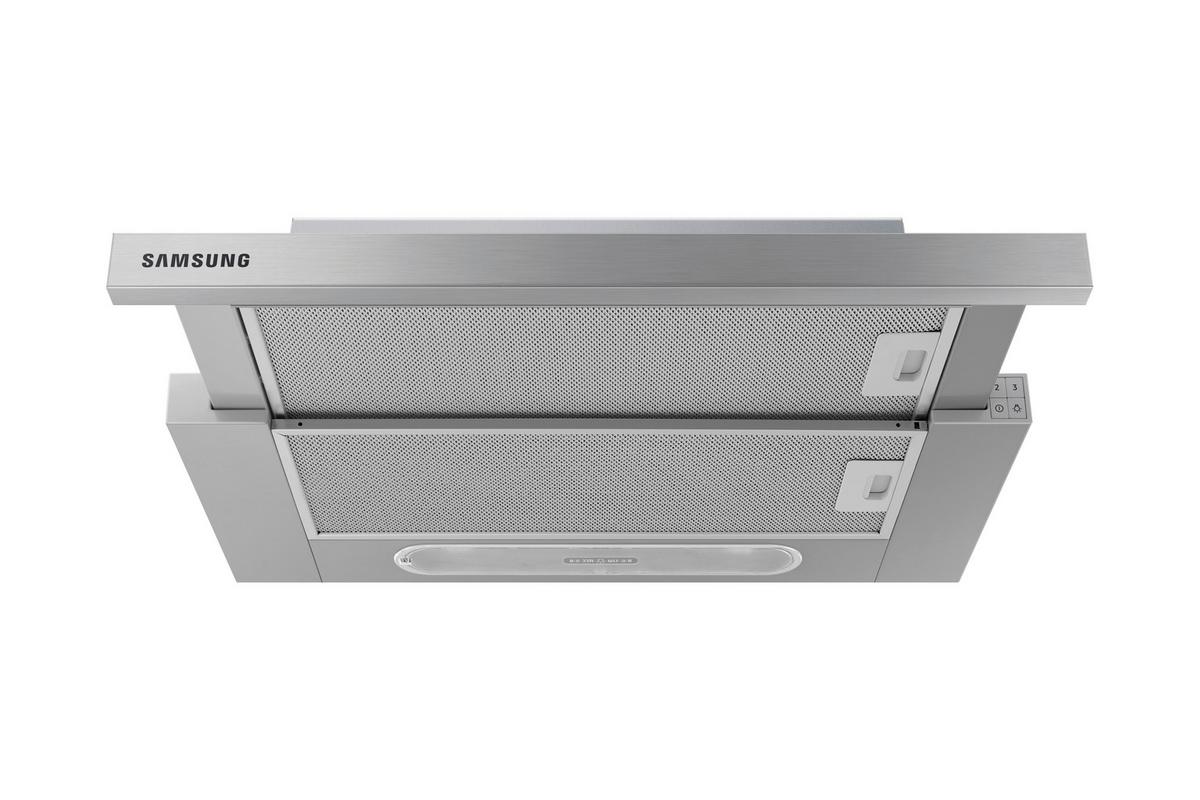 Flachschirmhaube Nk24m1030is Edelstahlfarben B: 60 Cm, Led - Edelstahlfarben, Basics, Metall (60/18/28cm) - Samsung