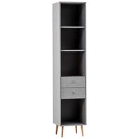 AKTENSCHRANK JONTE H 400 R - Grau, MODERN, Holzwerkstoff (40,2/195,7/39cm)