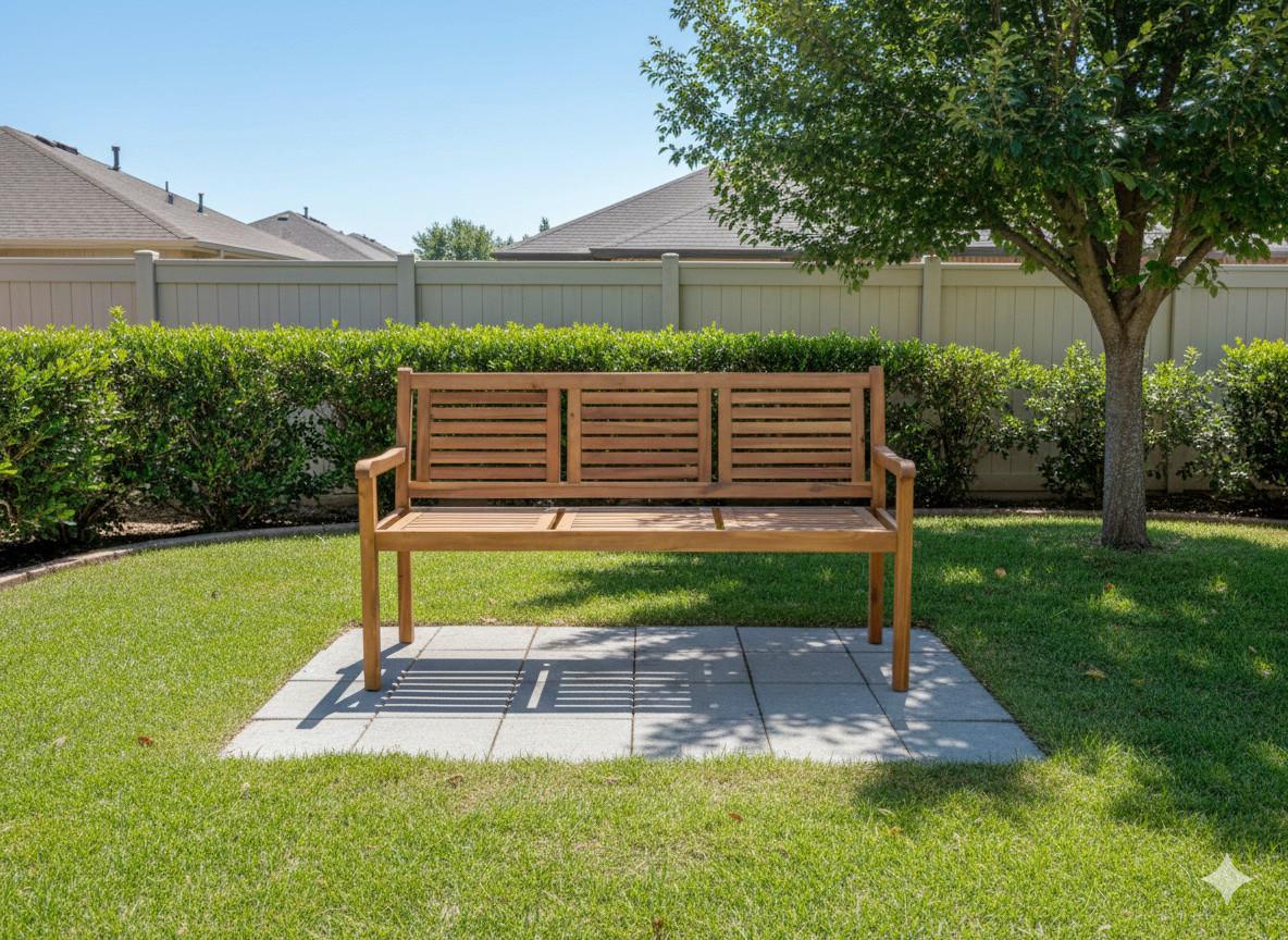 Gartenbank Akazie Braun LxBxH: 153x57x90 cm - Akaziefarben, Basics, Holz (153/57/90cm)