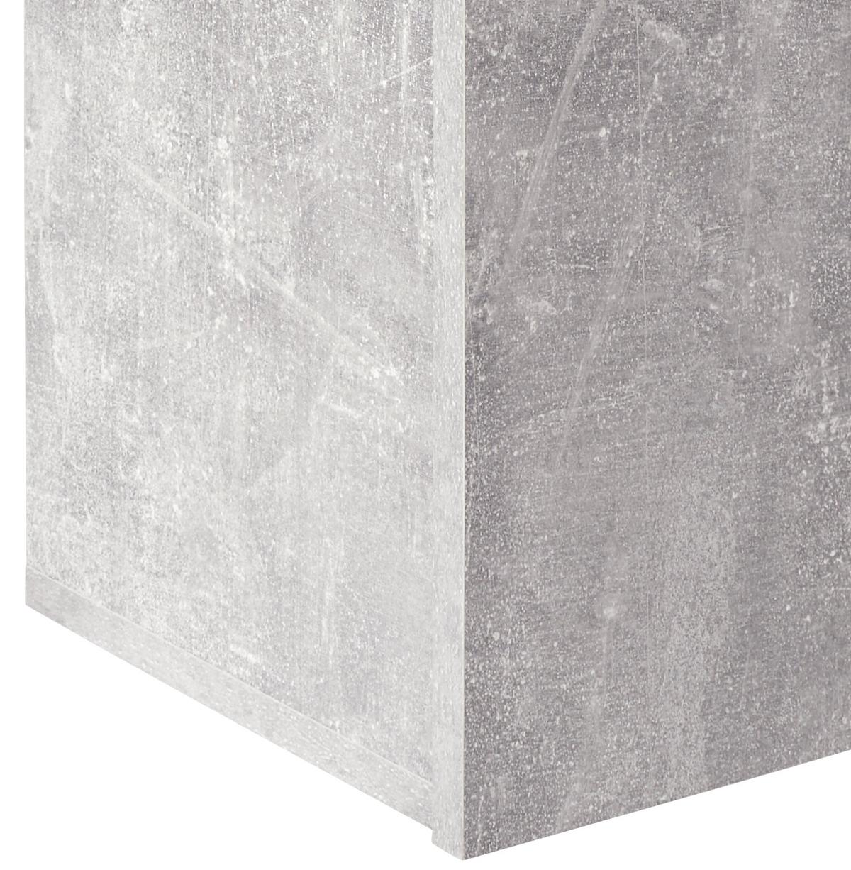 Hängeschrank Halma B: 26,5 cm Betonoptik - Grau, MODERN, Holzwerkstoff (26,5/75/28cm)