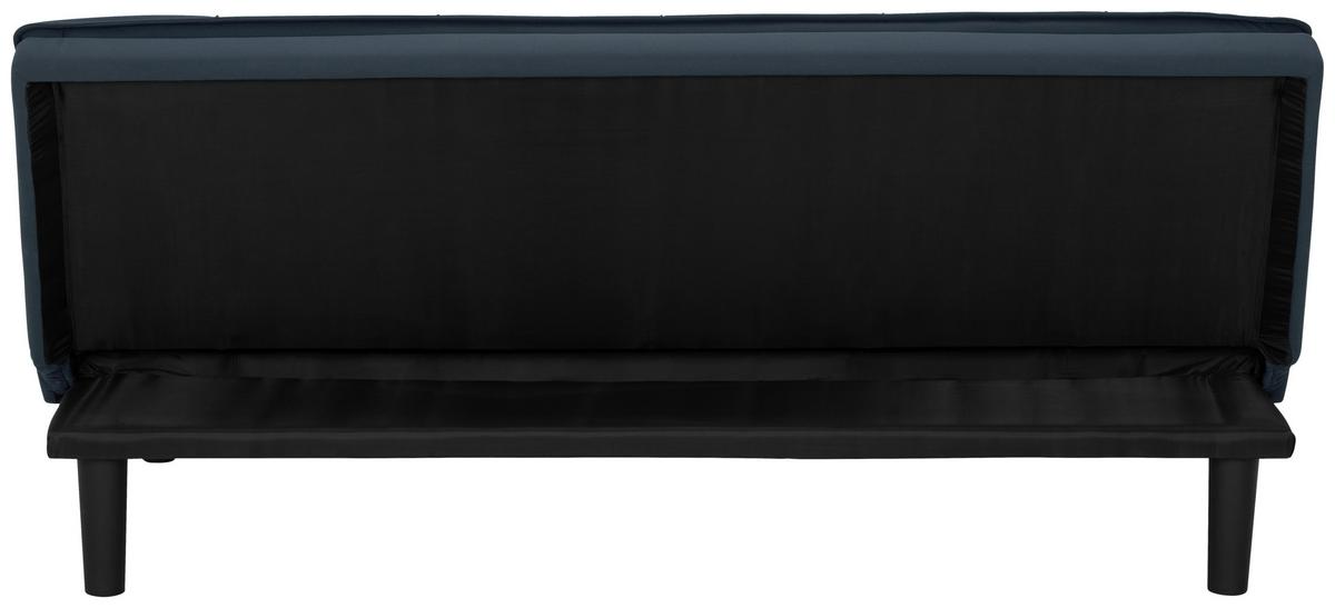 Schlafsofa Oslo - Blau/Schwarz, Basics, Textil (180/79/91cm) - P & B