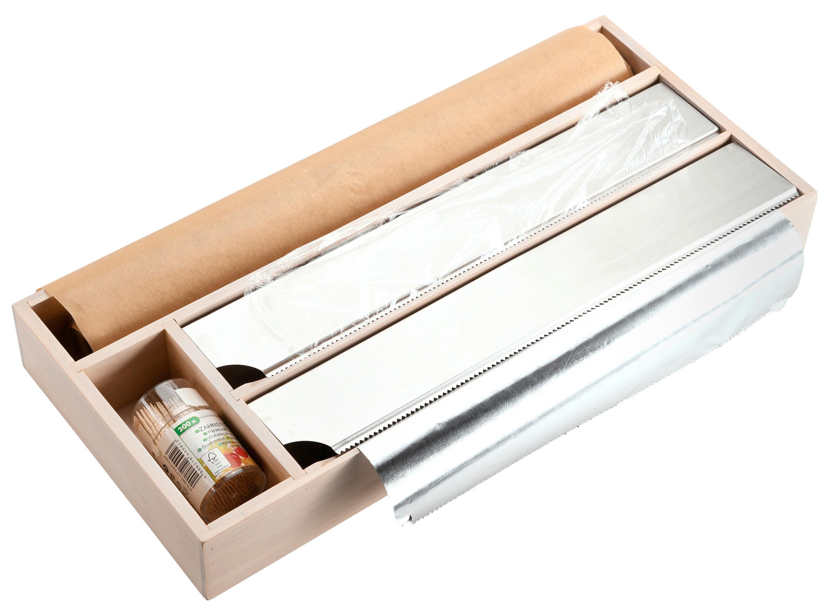 Auszugsorganisation Bambus - Naturfarben, Basics, Holz (42/19/5,4cm) - Kesper