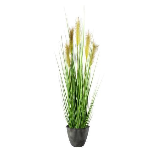 Dekogras H: 110 Cm Grün - Grün, MODERN, Kunststoff (110cm) - P & B