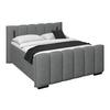 Boxspringbett Elysia inkl. Bettkasten 180x200 - Dunkelgrau/Schwarz, Trend, Holz/Holzwerkstoff (180cm) - Luca Bessoni