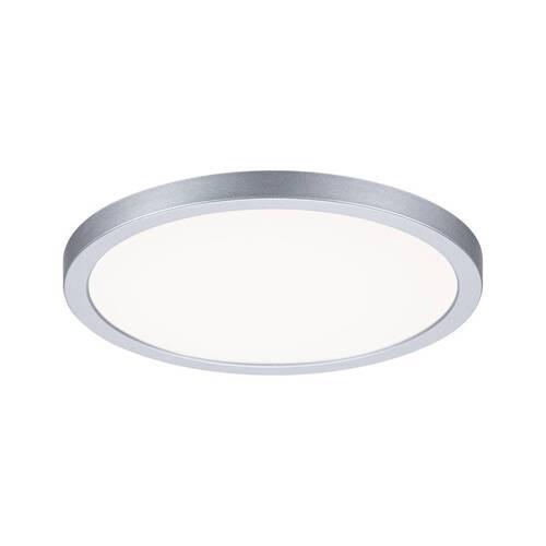 LED-Paneel Ø 17,5 cm Rund - Chromfarben, Design, Kunststoff (17,5/1,2cm) - Paulmann