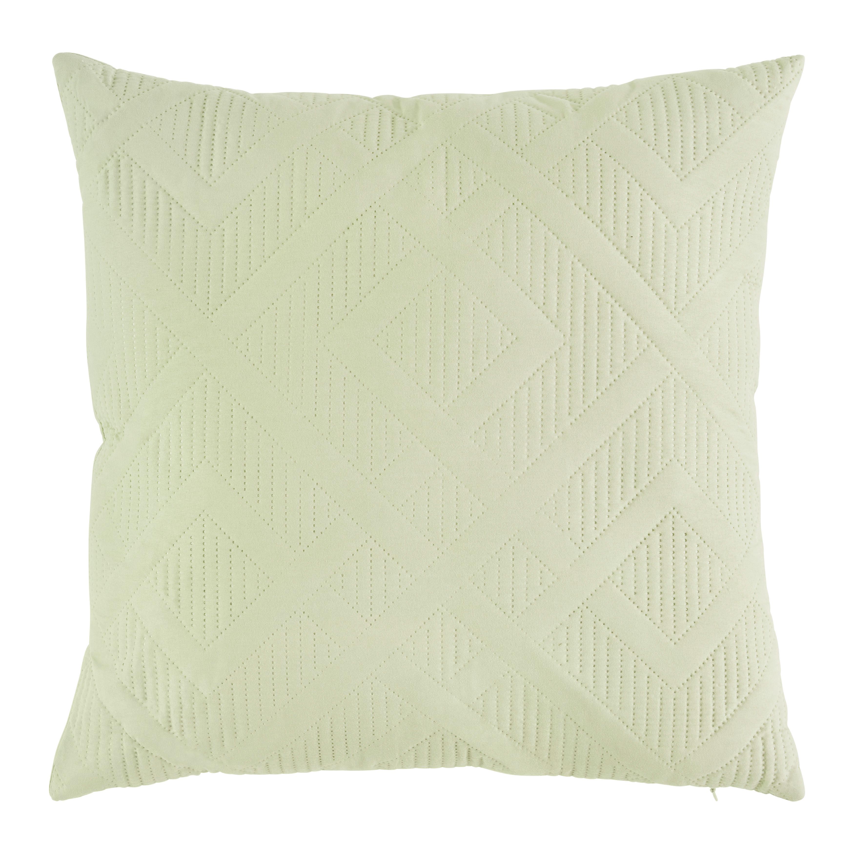 DEKORAČNÍ POLŠTÁŘ SELINA - šalvějově zelená, Konvenční, textil (45/45cm) - Mömax