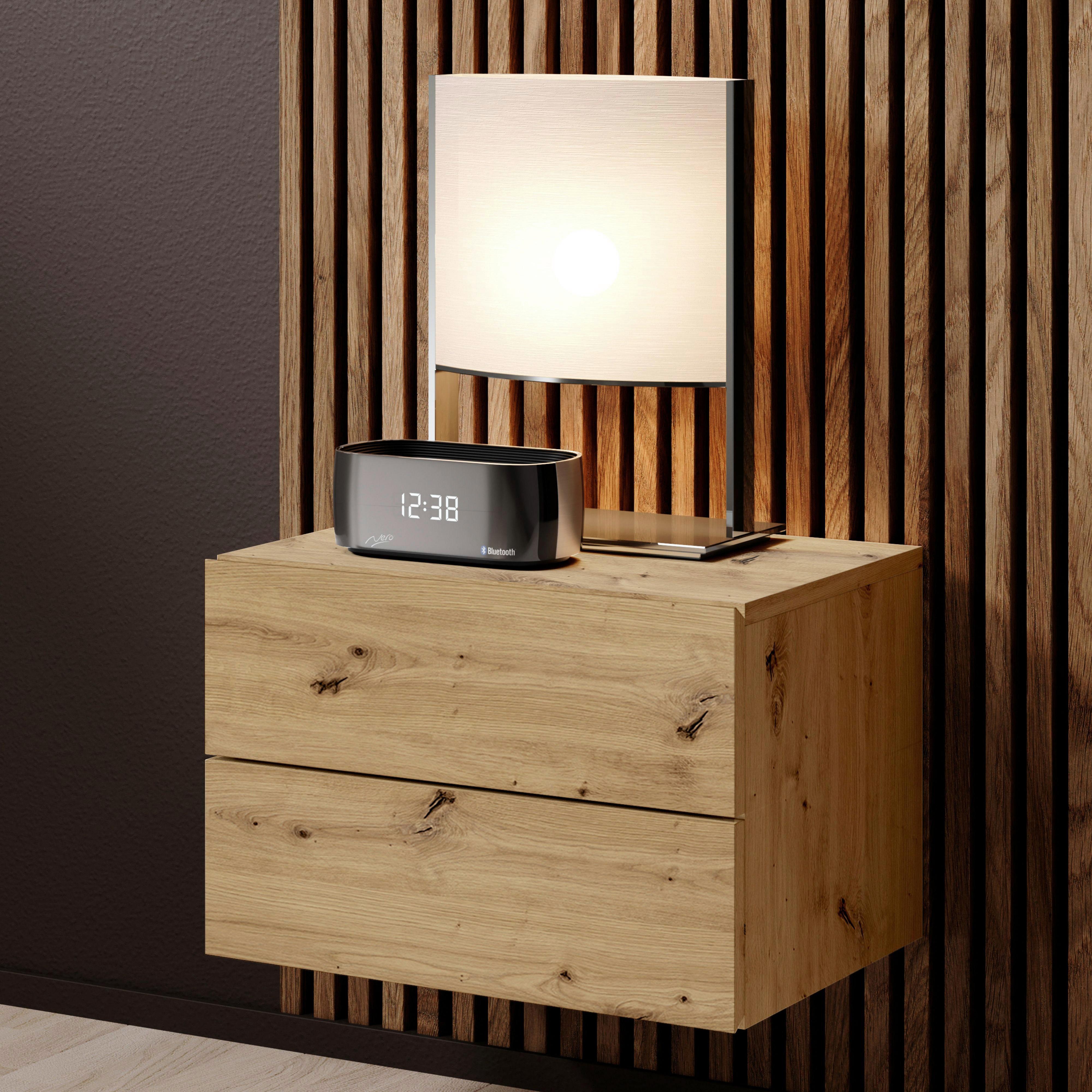 Nachtkästchen Cabo Eiche Artisan - Eiche Artisan, MODERN, Holzwerkstoff (42/28/30cm) - Livetastic