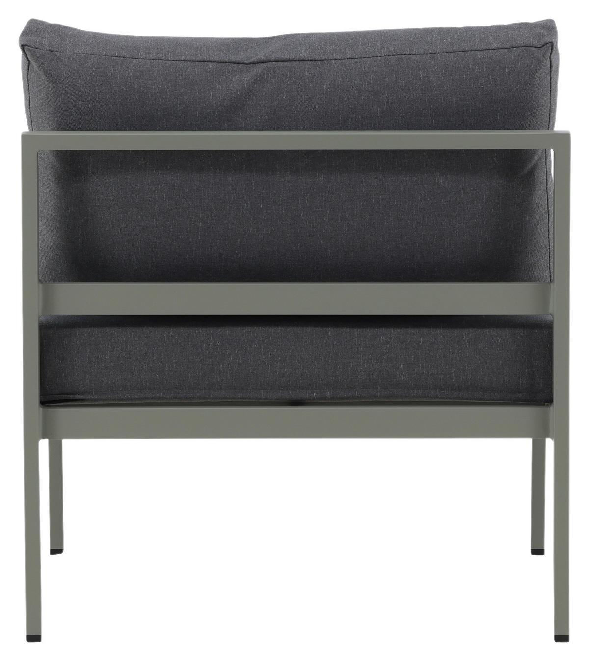 Loungesessel Copacabana - Pastellgrün/Grau, KONVENTIONELL, Metall (70/65/74cm) - Gardenson