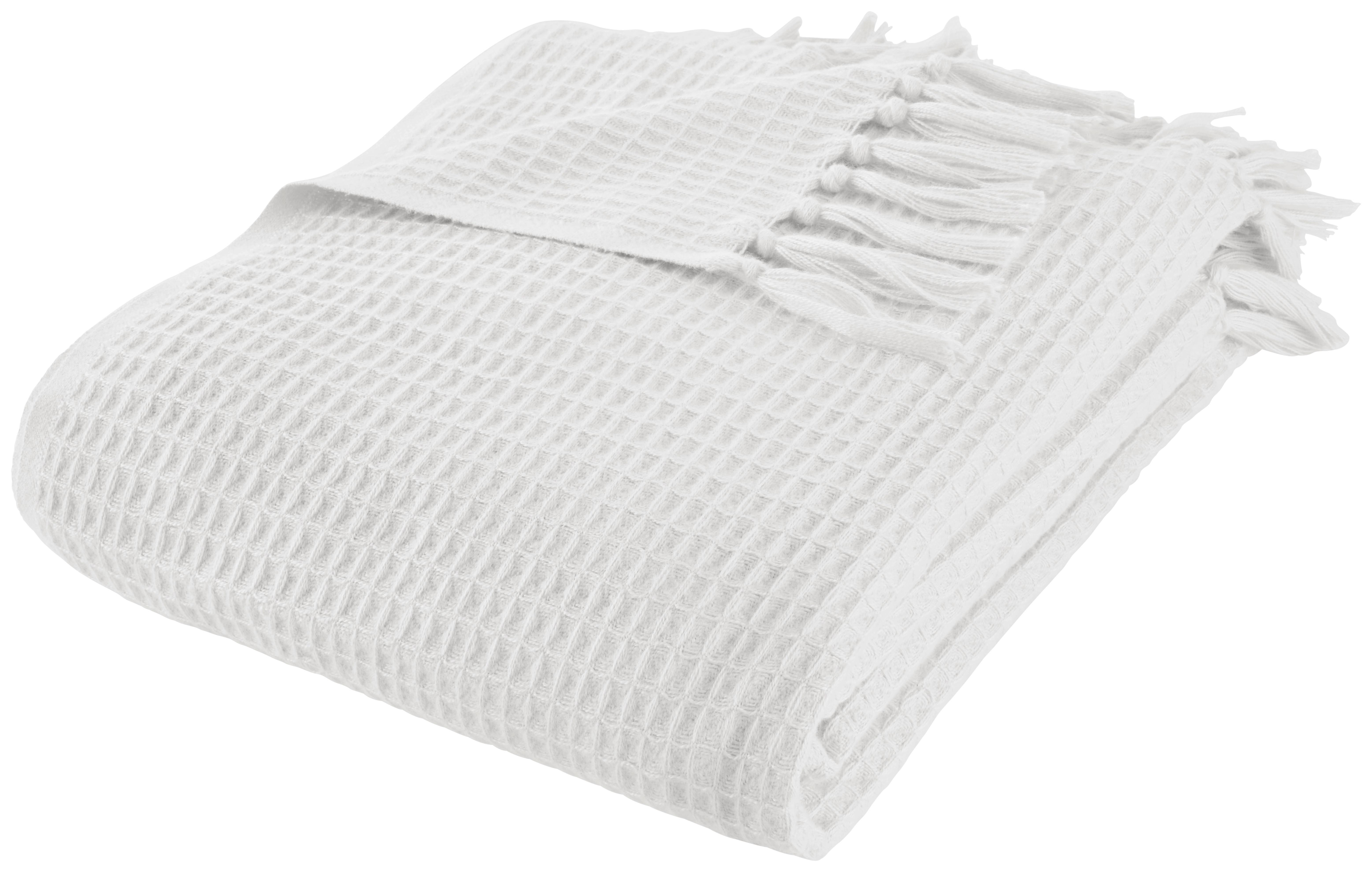 Deka Susa, 140/180cm, šedobílá - biela, Modern, textil (140/180cm) - Modern Living