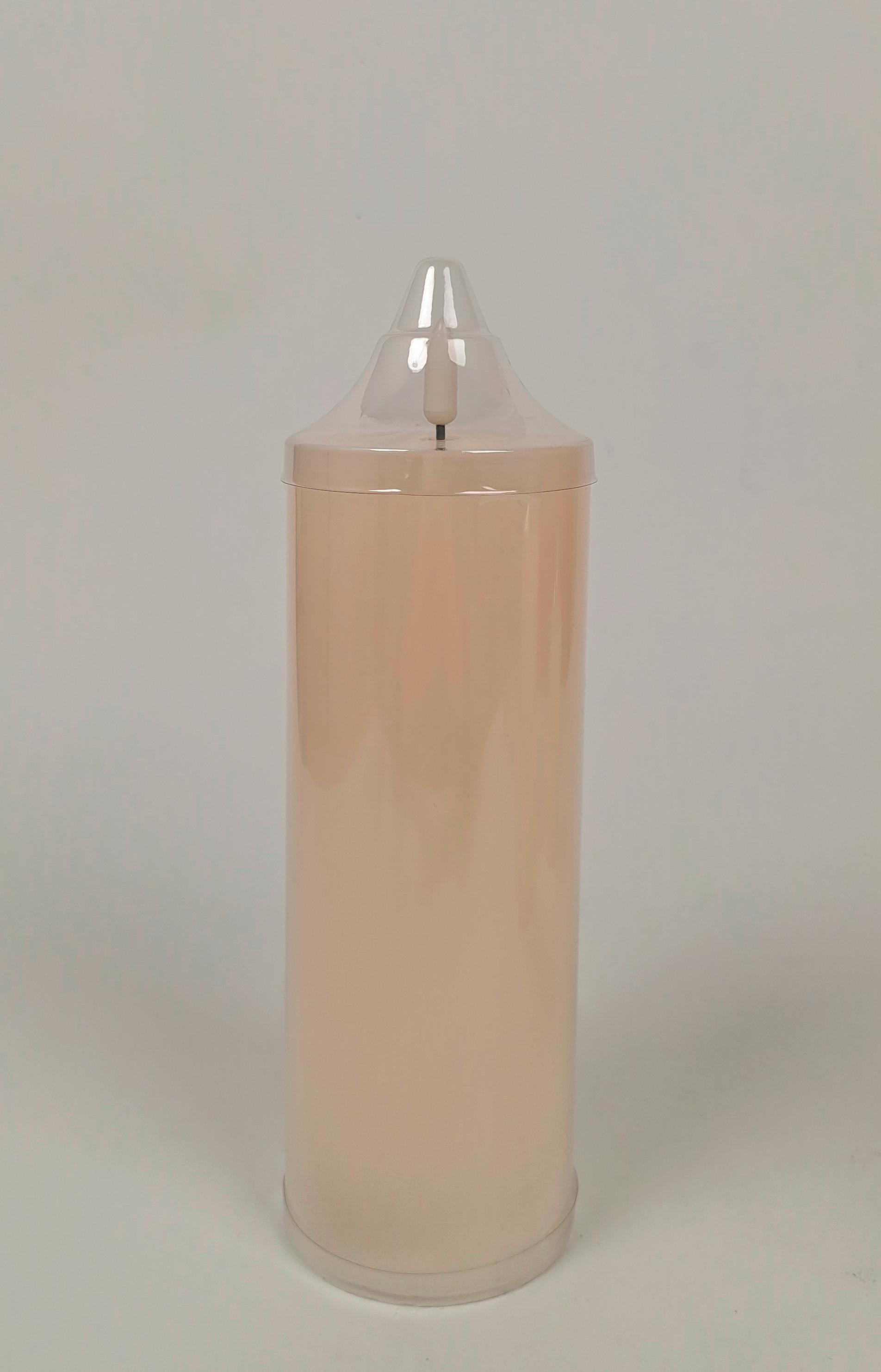 Led-kerze Mara Weiß Mit Timer, Ø/h: 7,5/12,8 Cm - Weiß, Basics, Naturmaterialien/Kunststoff (7,5cm) - James Wood