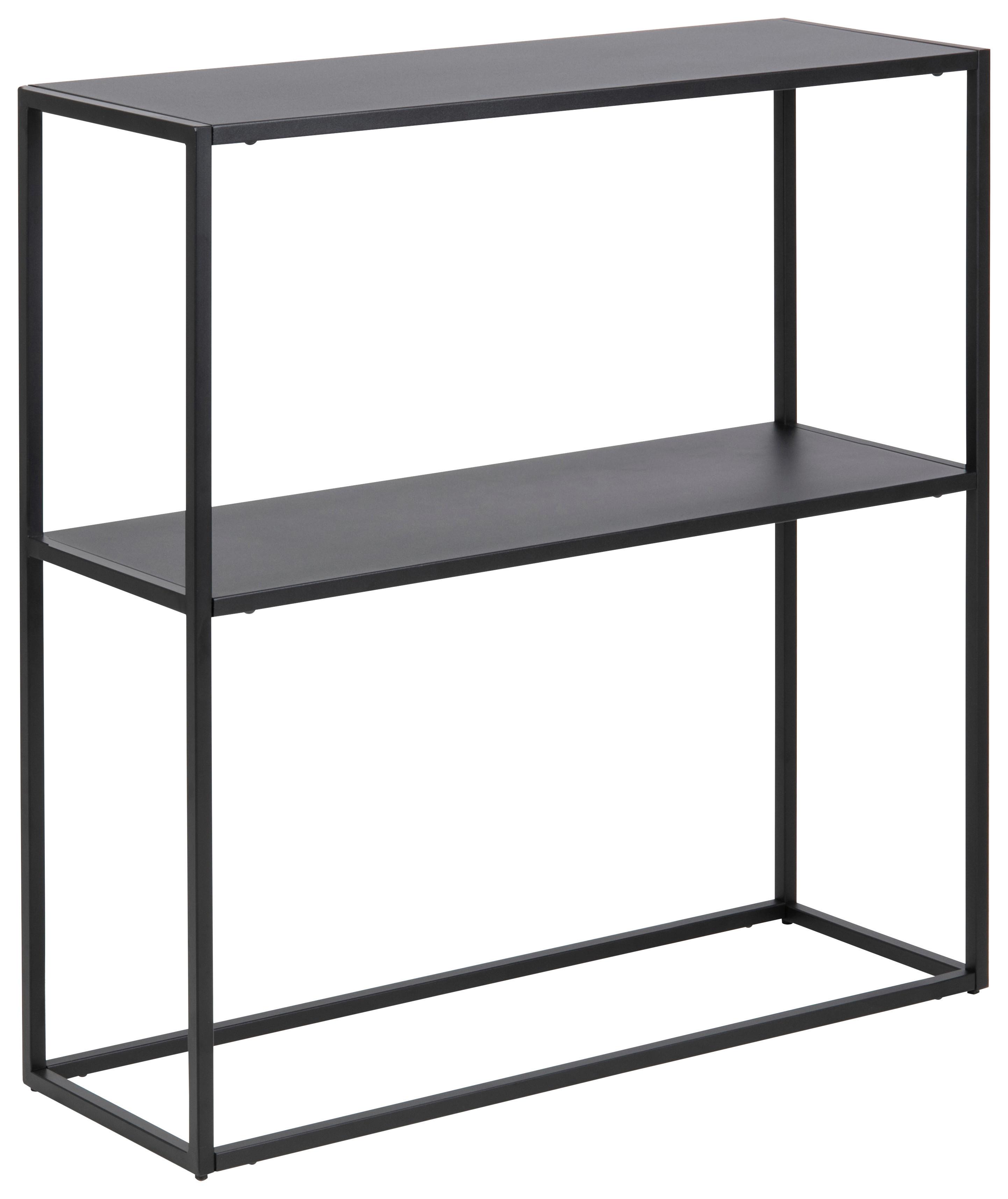 Regal Stahl Newton Trend B 79,5cm, Schwarz
