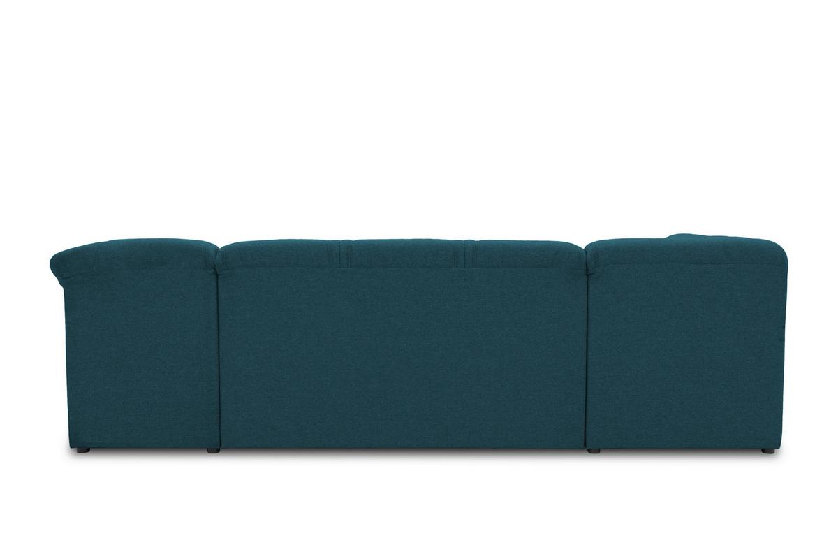 Wohnlandschaft Sarafina Dunkelblau - Schwarz/Dunkelblau, KONVENTIONELL, Textil (180/295/146cm) - MID.YOU