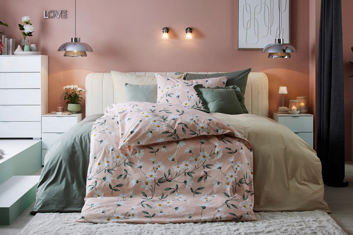 Povlečení Annika, 140/200cm, zelená - zelená/světle zelená, textil (140/200cm) - Modern Living