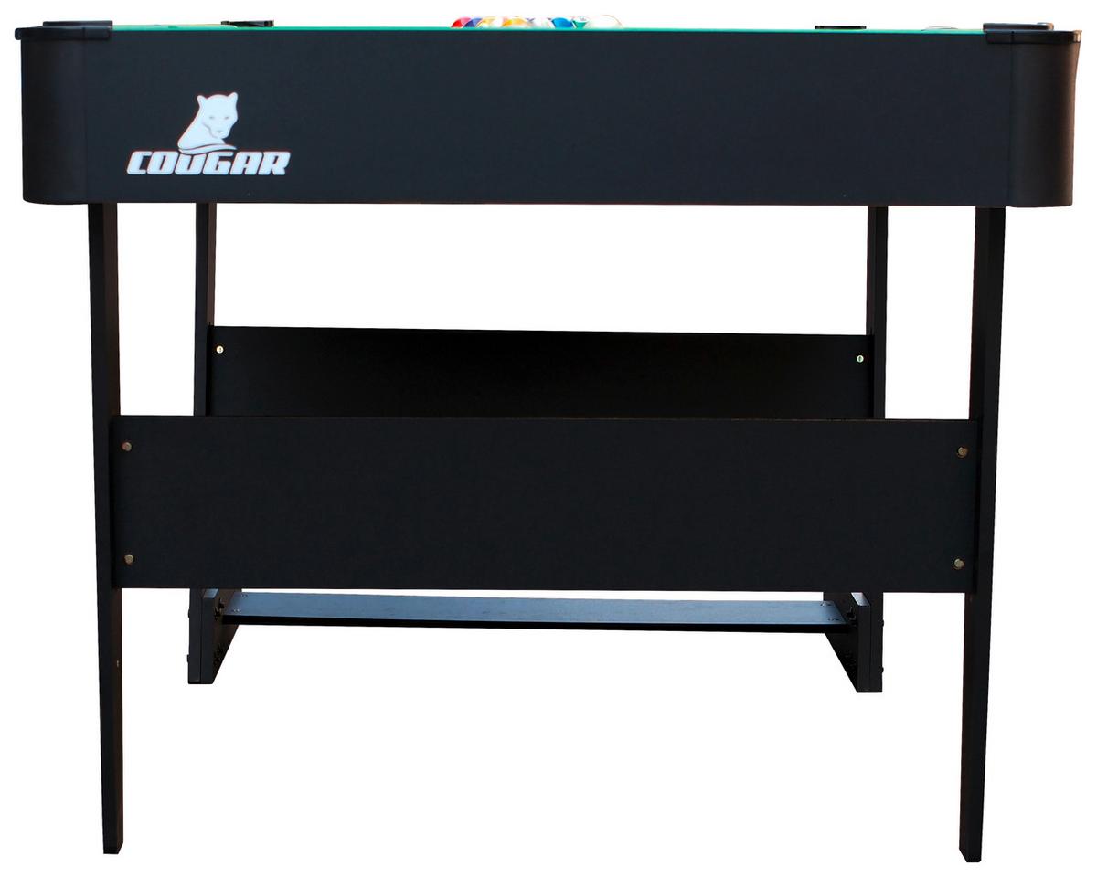 Billardtisch Hustle L: 152 Cm Grün/schwarz Abgerundete Ecken - Schwarz/Grün, MODERN, Holz (152/79/76cm) - Ambia Garden