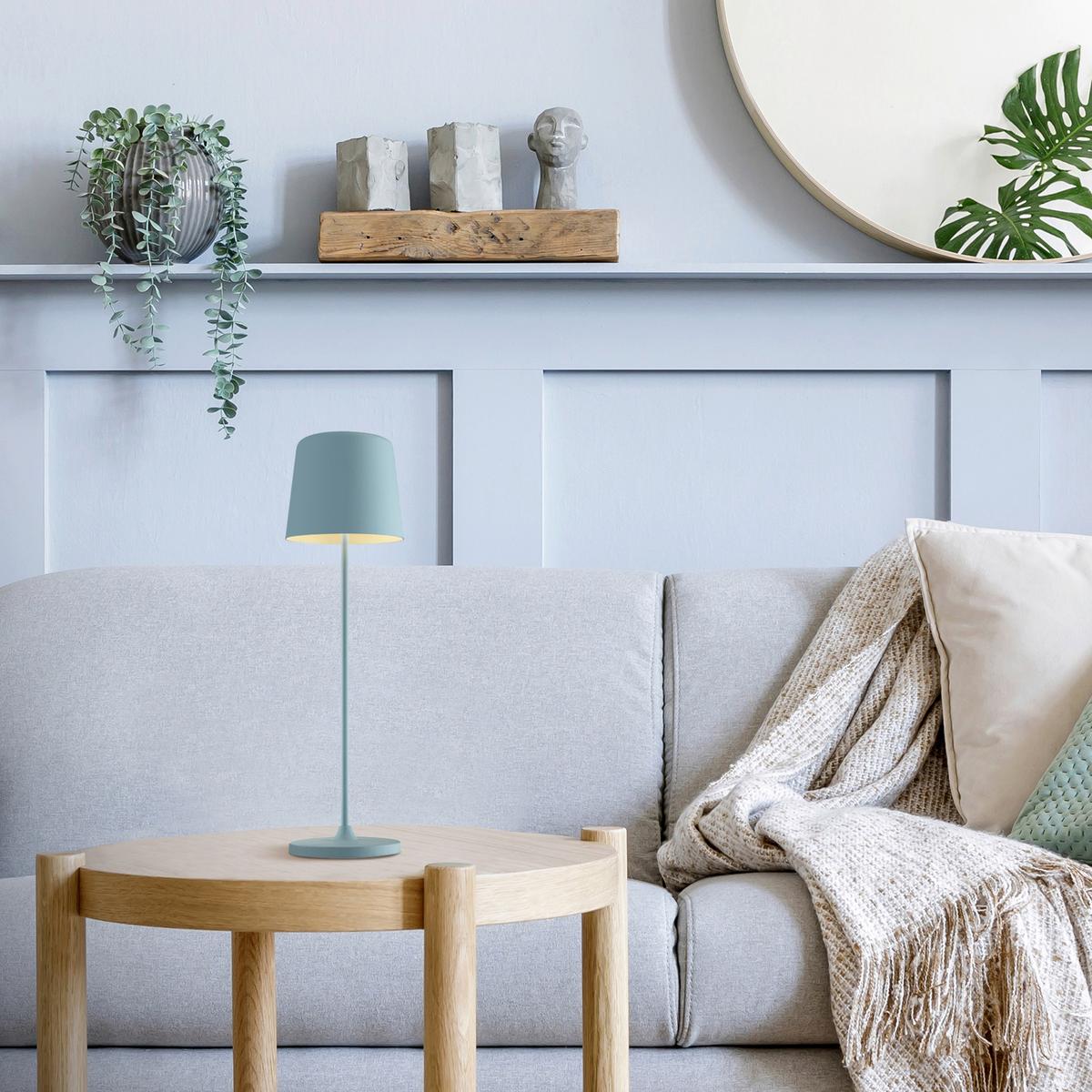 Akku-tischleuchte G90939/04 Kaami - Hellblau, Basics, Kunststoff/Metall (10/37cm) - Brilliant