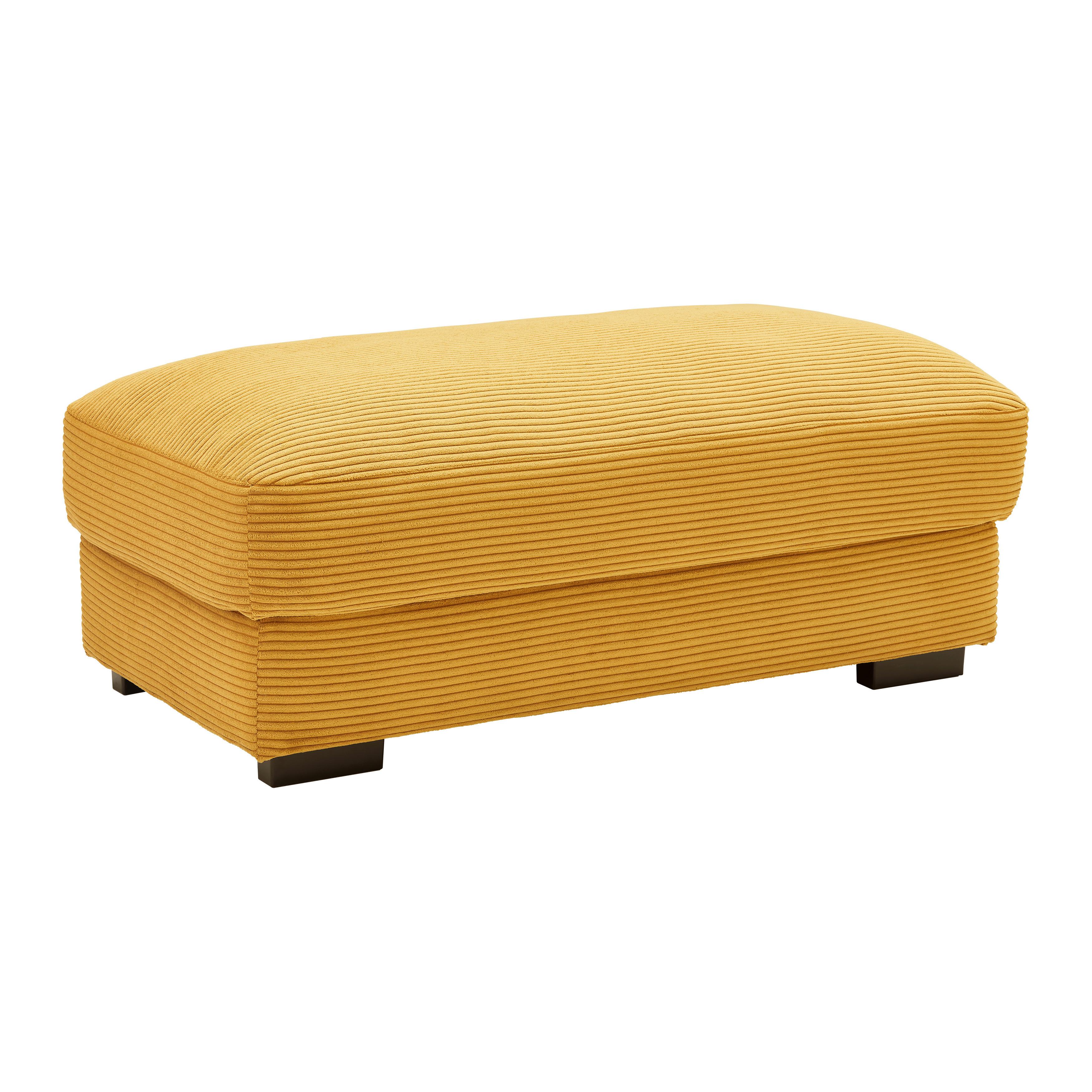 Taburetka PEDRO, horčicovožltý menčester - horčicovožltá, Modern, textil (60/46/110cm) - Mömax