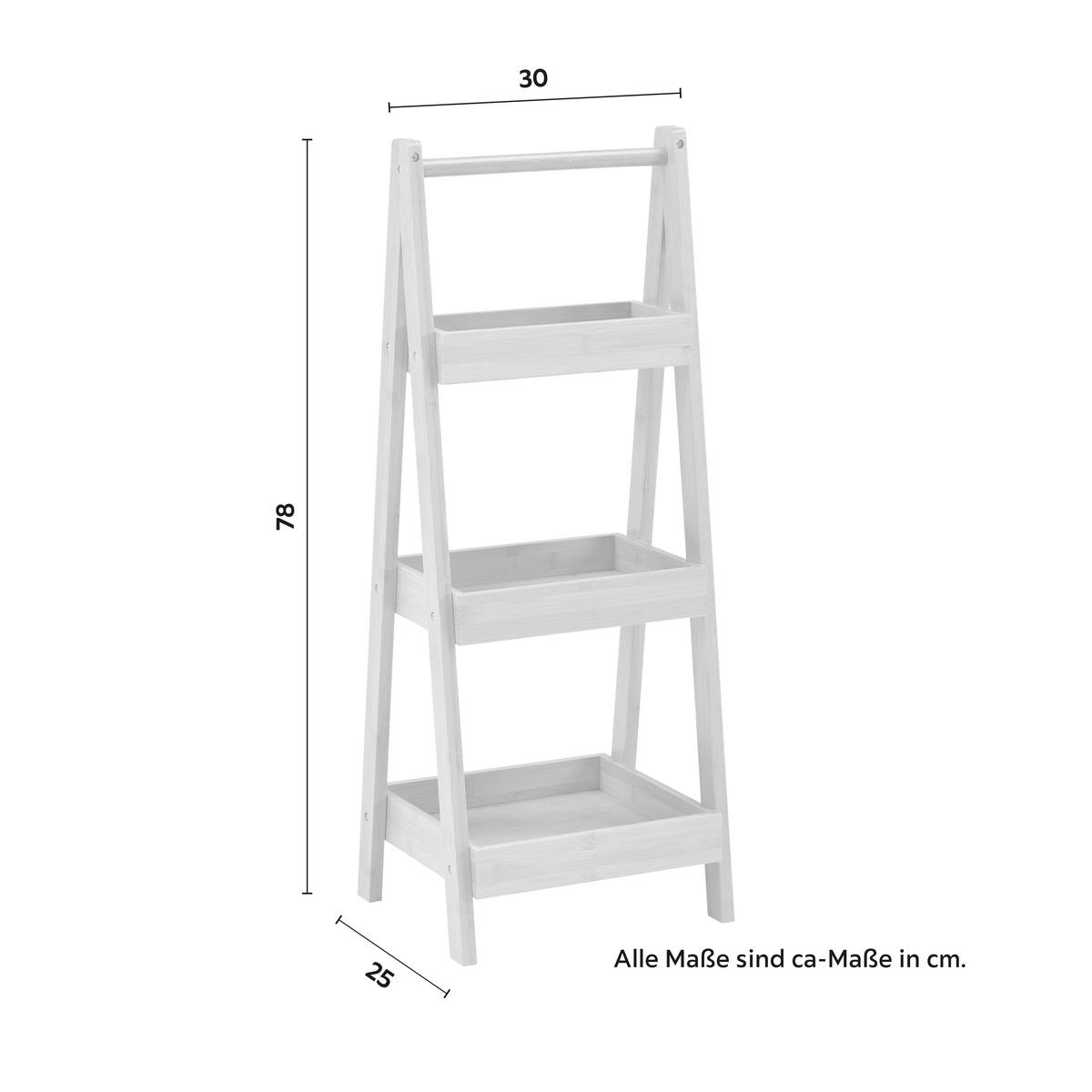 Regál BONNY přírodní barva - přírodní barvy, Moderní, přírodní materiály (30/78/25cm) - P & B