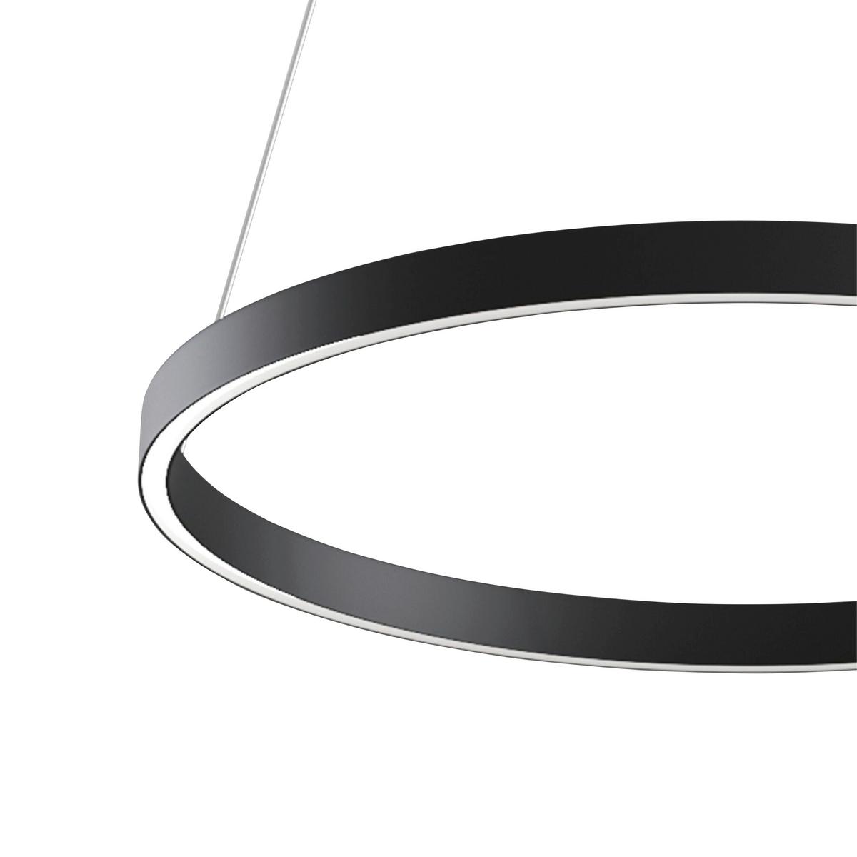 Pendelleuchte Rim - Schwarz, Basics, Metall (60/120cm) - MAYTONI