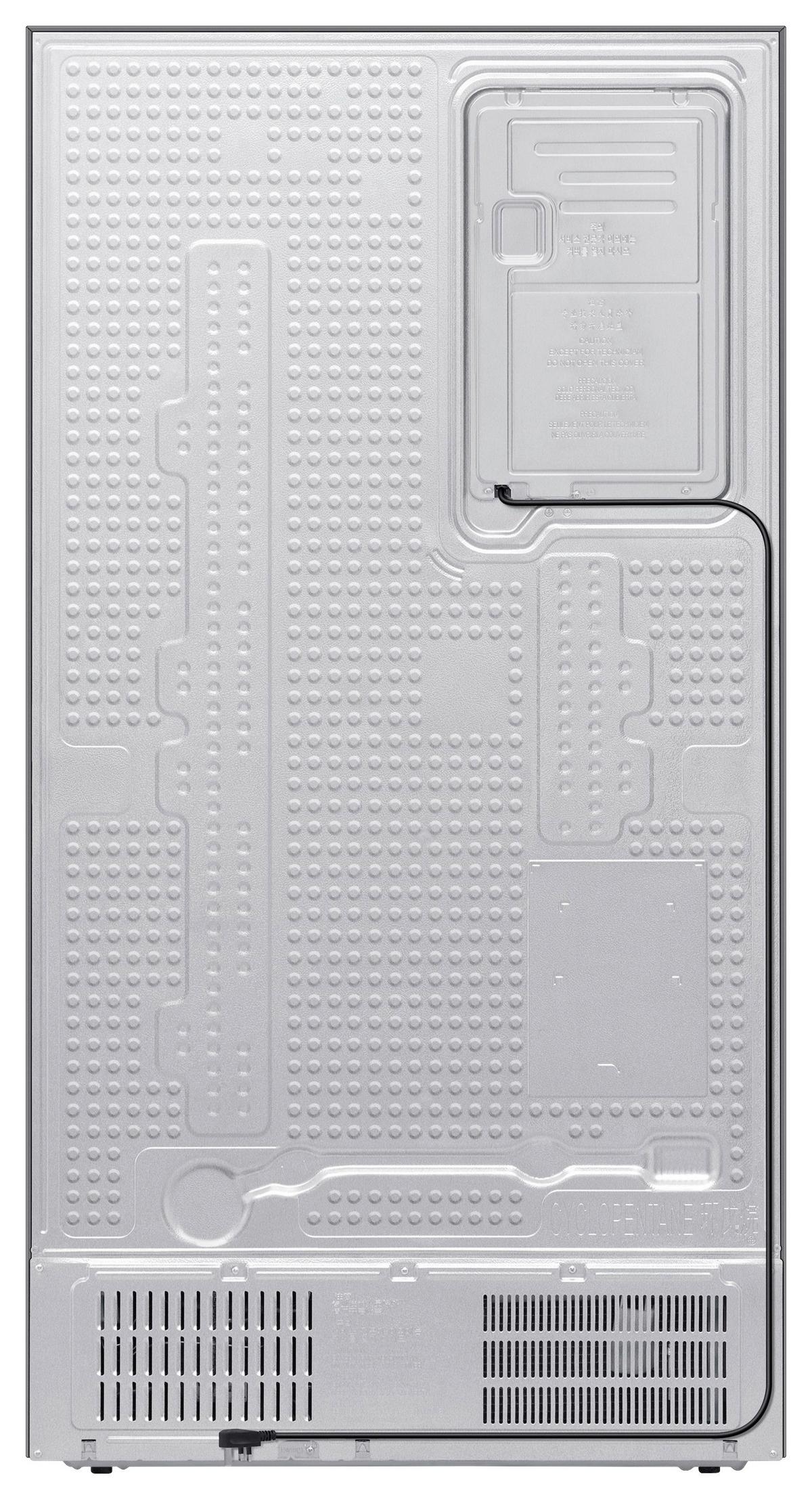 Side-by-side Rs80f67kcfef Eekl: C,  No-Frost - Schwarz, Basics, Glas/Kunststoff (91,2/178/72,6cm) - Samsung