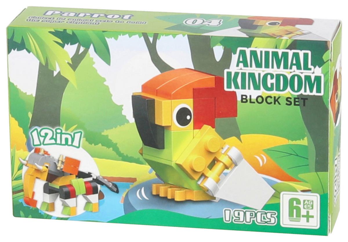 Bausteine Zootiere - Blau/Dunkelgrau, Basics, Kunststoff (12,5/7/3cm)